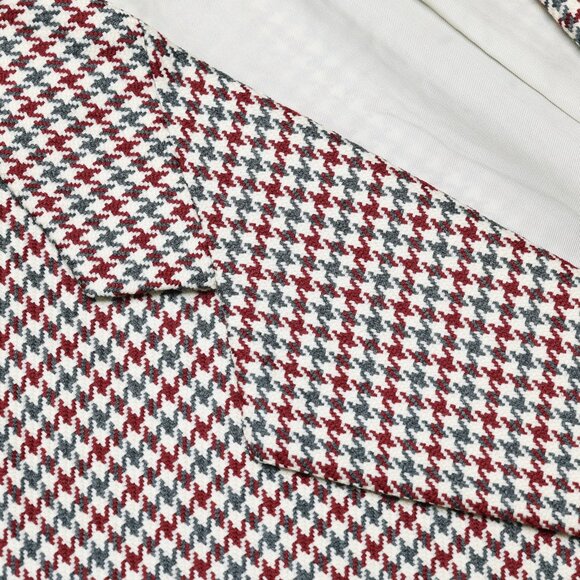 Corneliani (Italy) 80s, Double-Knit Jacquard, High-Twist Yarn - Picture 5 of 10